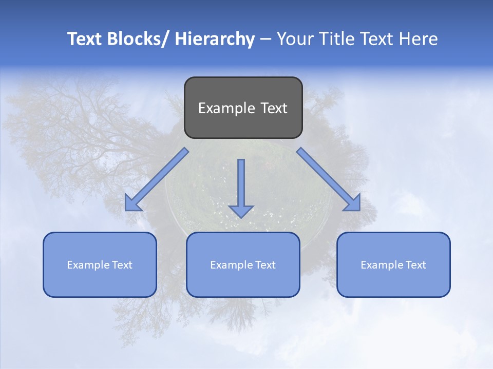 Trees Landscape Planet PowerPoint Template