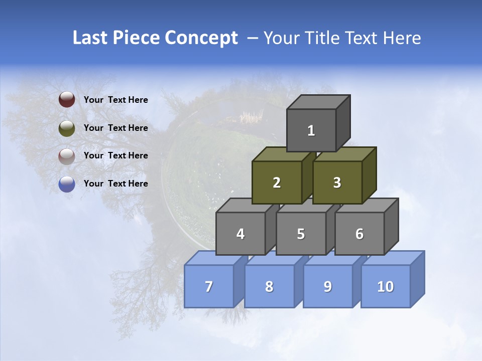 Trees Landscape Planet PowerPoint Template