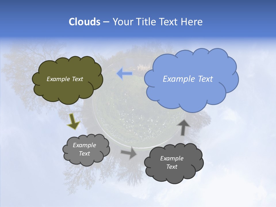Trees Landscape Planet PowerPoint Template