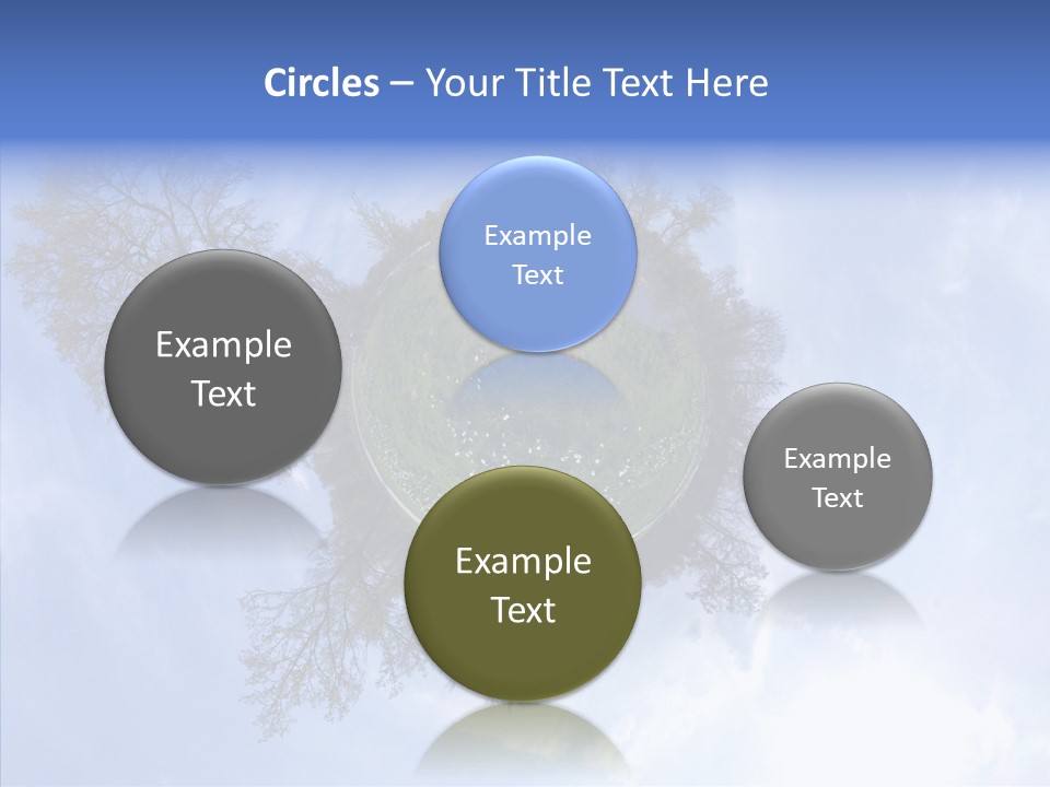 Trees Landscape Planet PowerPoint Template