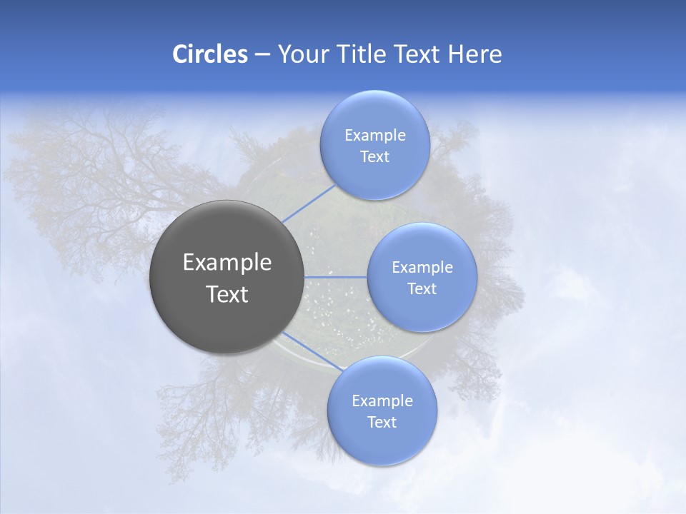 Trees Landscape Planet PowerPoint Template