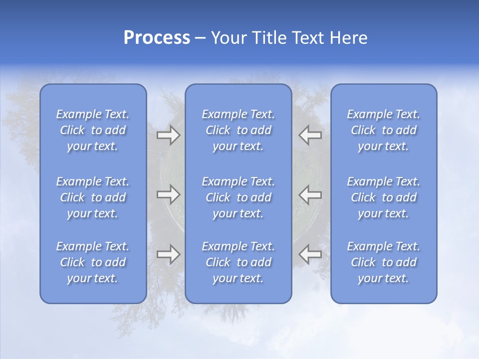 Trees Landscape Planet PowerPoint Template