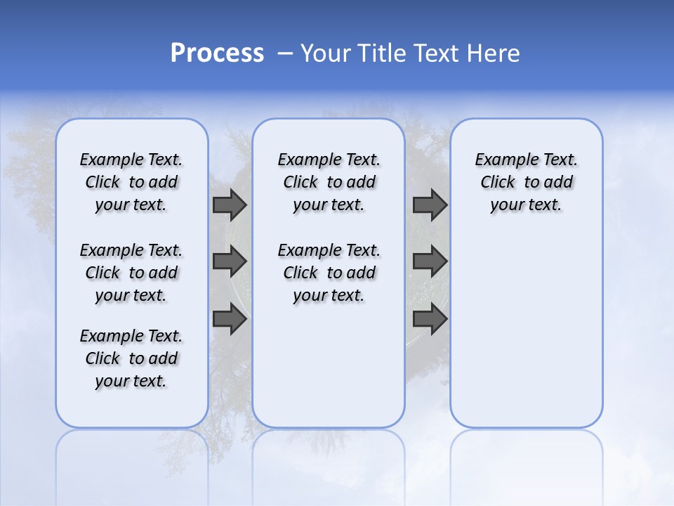 Trees Landscape Planet PowerPoint Template