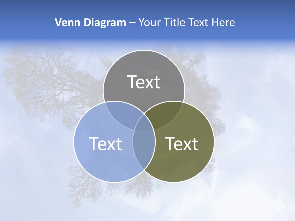 Trees Landscape Planet PowerPoint Template