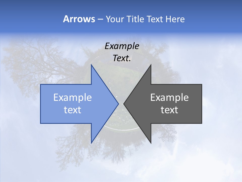 Trees Landscape Planet PowerPoint Template