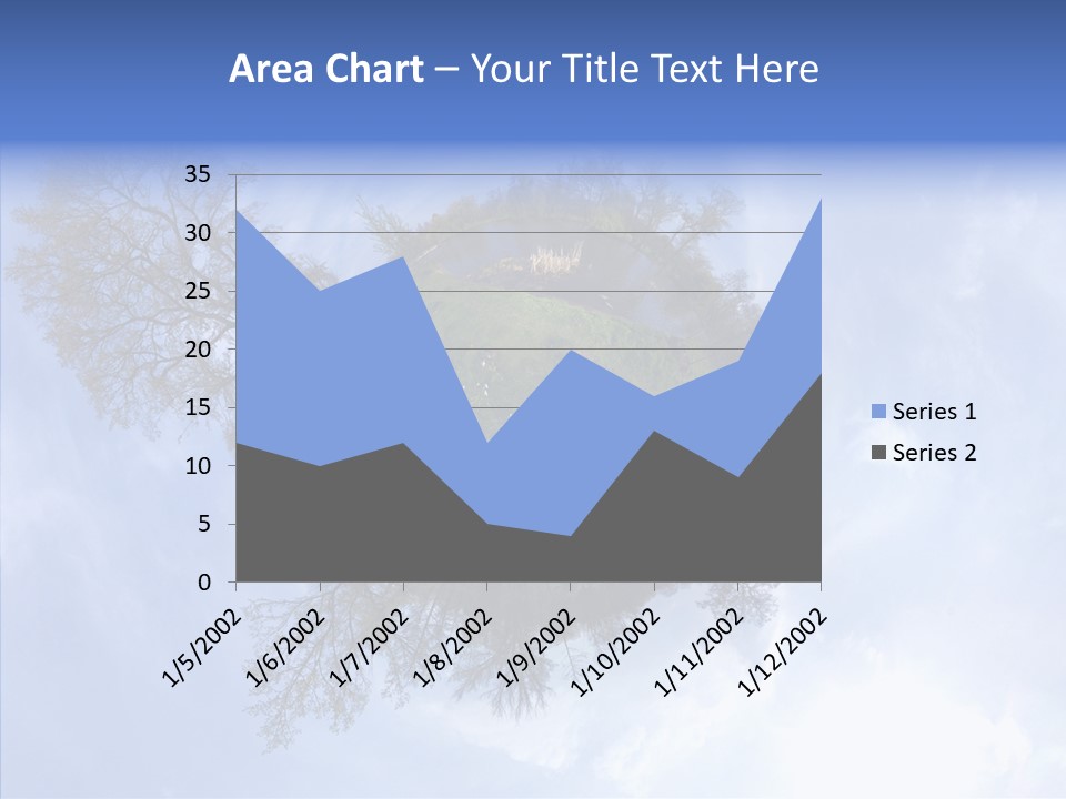 Trees Landscape Planet PowerPoint Template