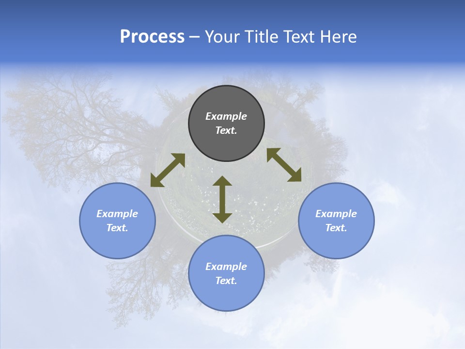 Trees Landscape Planet PowerPoint Template