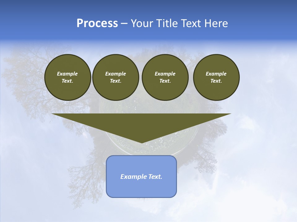 Trees Landscape Planet PowerPoint Template