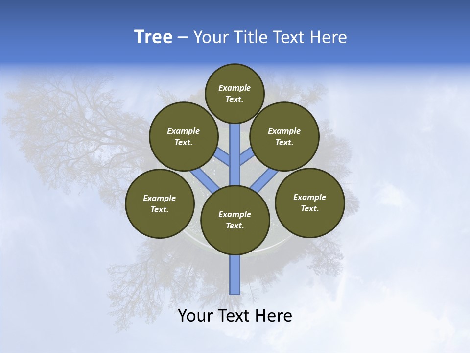 Trees Landscape Planet PowerPoint Template