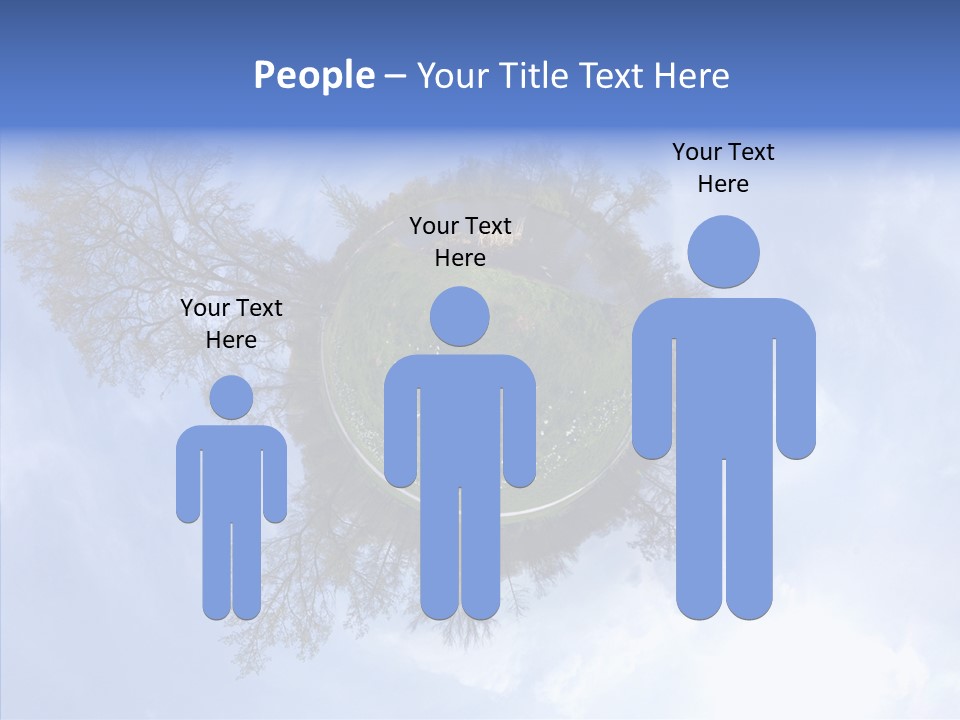 Trees Landscape Planet PowerPoint Template