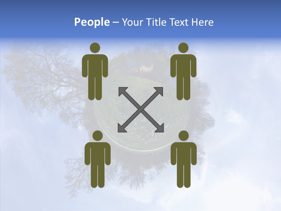 Trees Landscape Planet PowerPoint Template