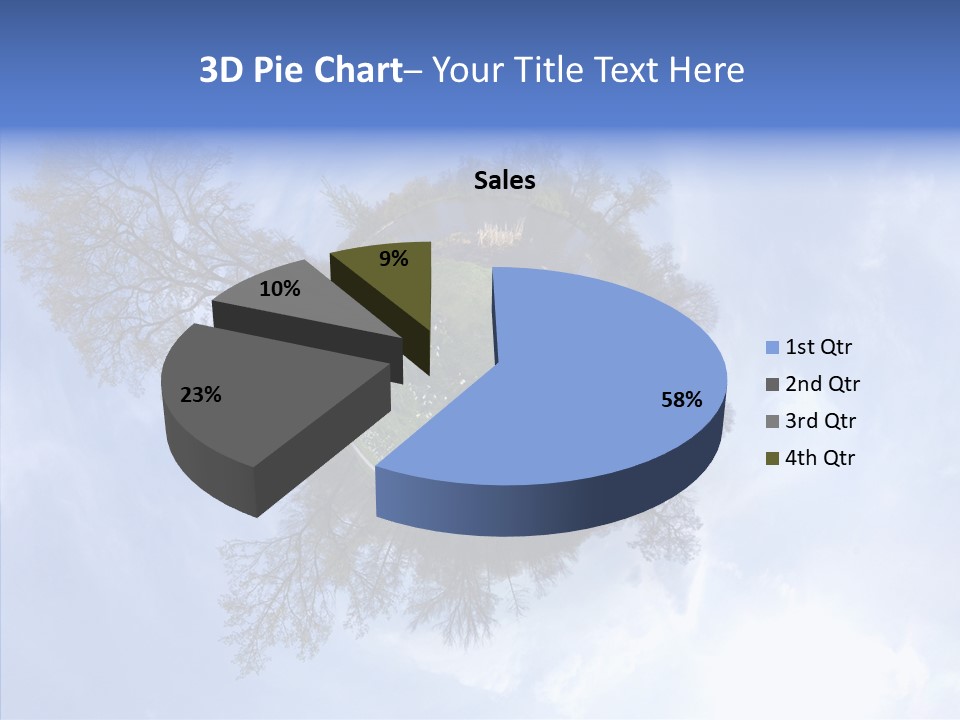 Trees Landscape Planet PowerPoint Template