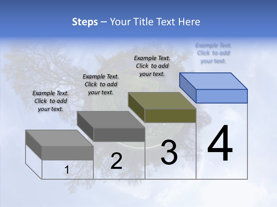 Trees Landscape Planet PowerPoint Template