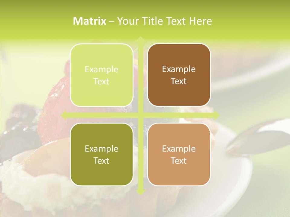 Yummy Strawberry Blackberry PowerPoint Template