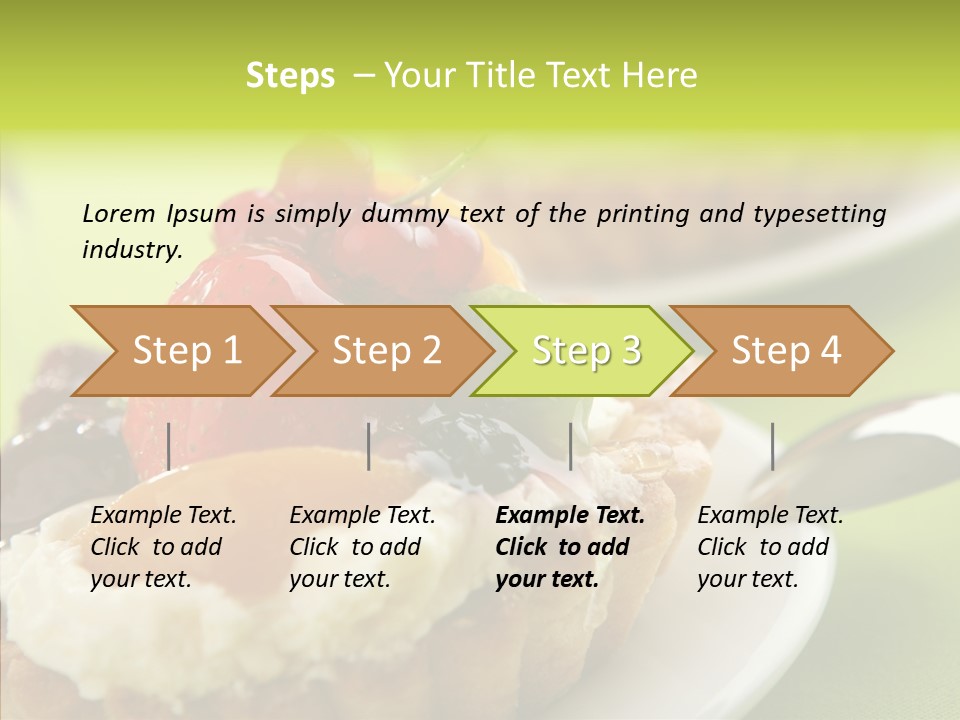 Yummy Strawberry Blackberry PowerPoint Template