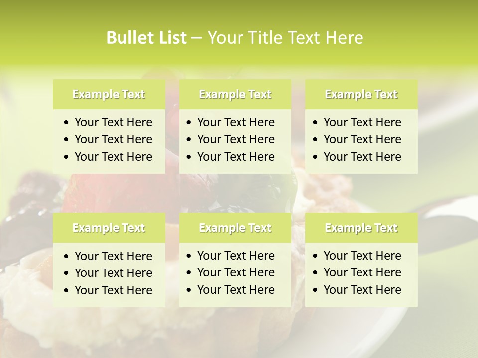 Yummy Strawberry Blackberry PowerPoint Template