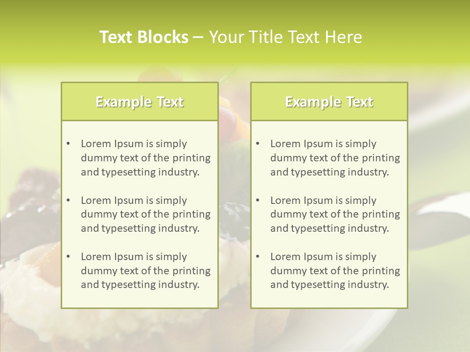 Yummy Strawberry Blackberry PowerPoint Template
