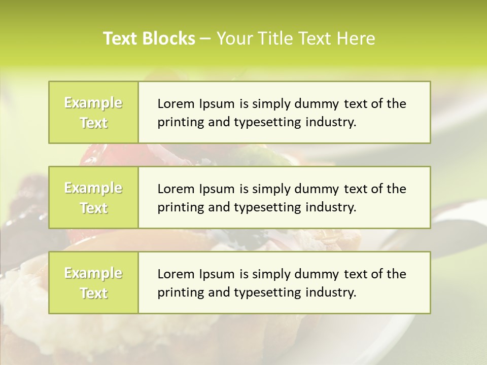 Yummy Strawberry Blackberry PowerPoint Template