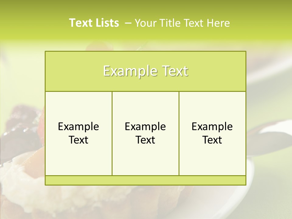 Yummy Strawberry Blackberry PowerPoint Template