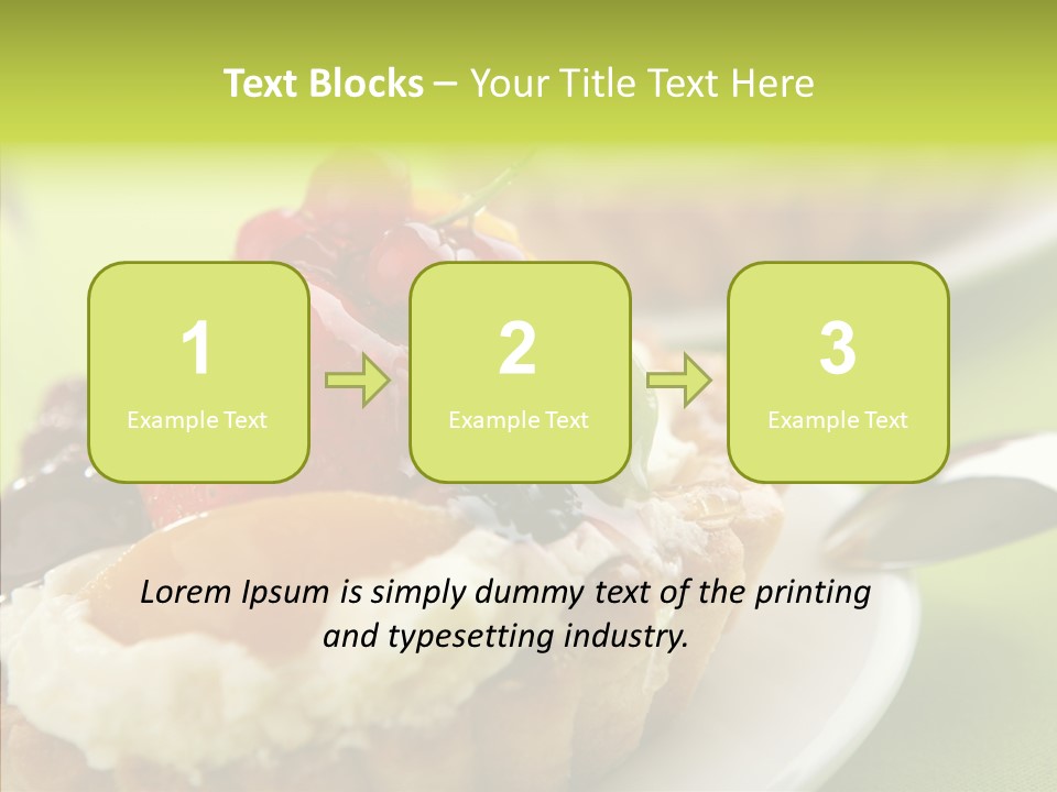 Yummy Strawberry Blackberry PowerPoint Template