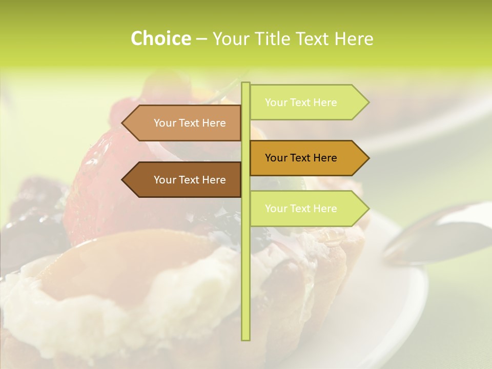 Yummy Strawberry Blackberry PowerPoint Template