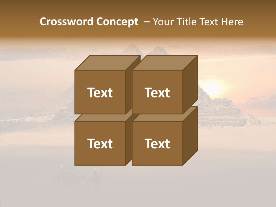 Archeology Visitors Steps PowerPoint Template