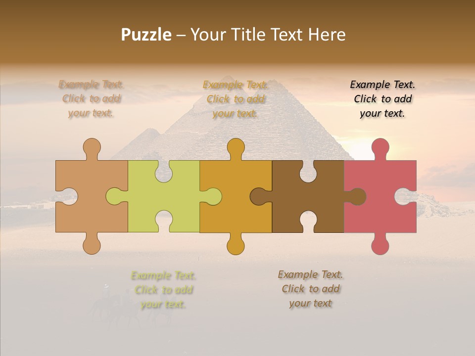 Archeology Visitors Steps PowerPoint Template