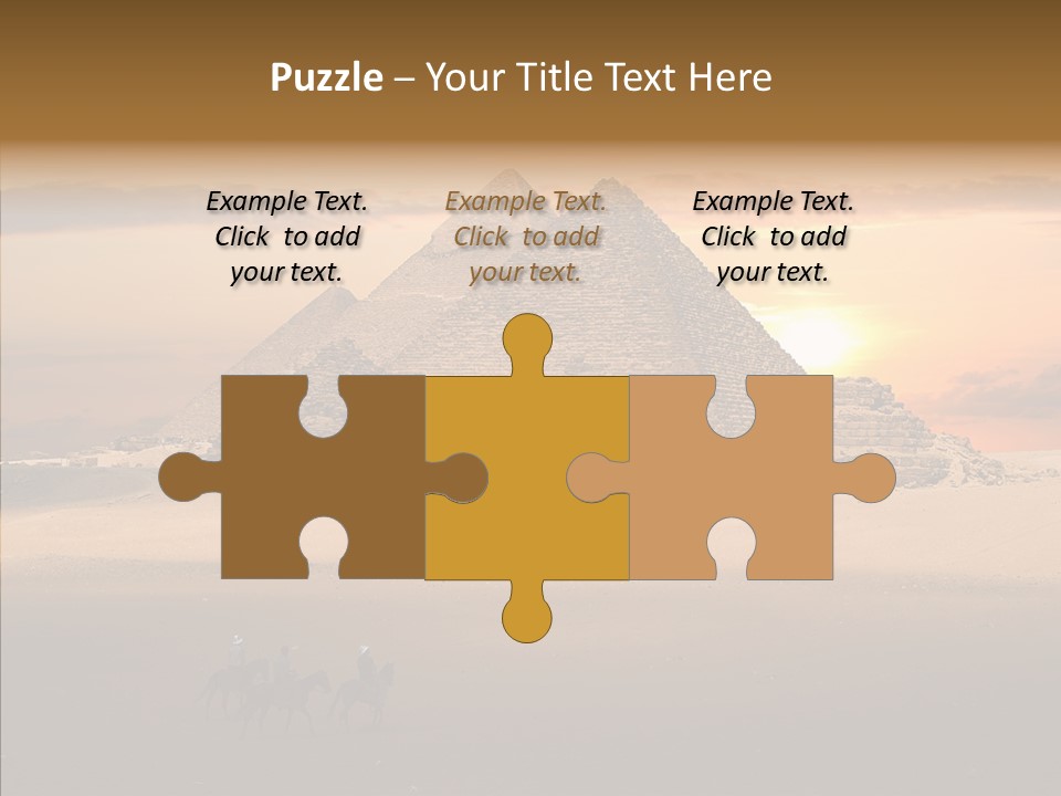 Archeology Visitors Steps PowerPoint Template