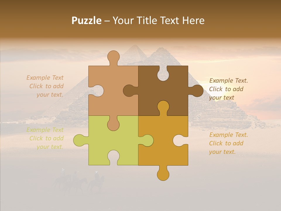 Archeology Visitors Steps PowerPoint Template