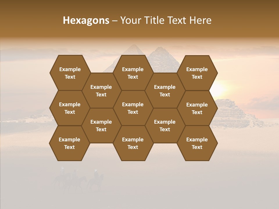 Archeology Visitors Steps PowerPoint Template