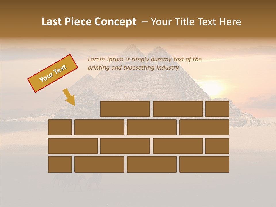 Archeology Visitors Steps PowerPoint Template