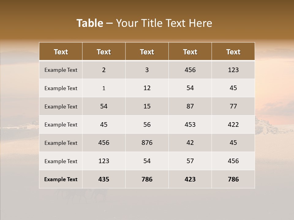 Archeology Visitors Steps PowerPoint Template