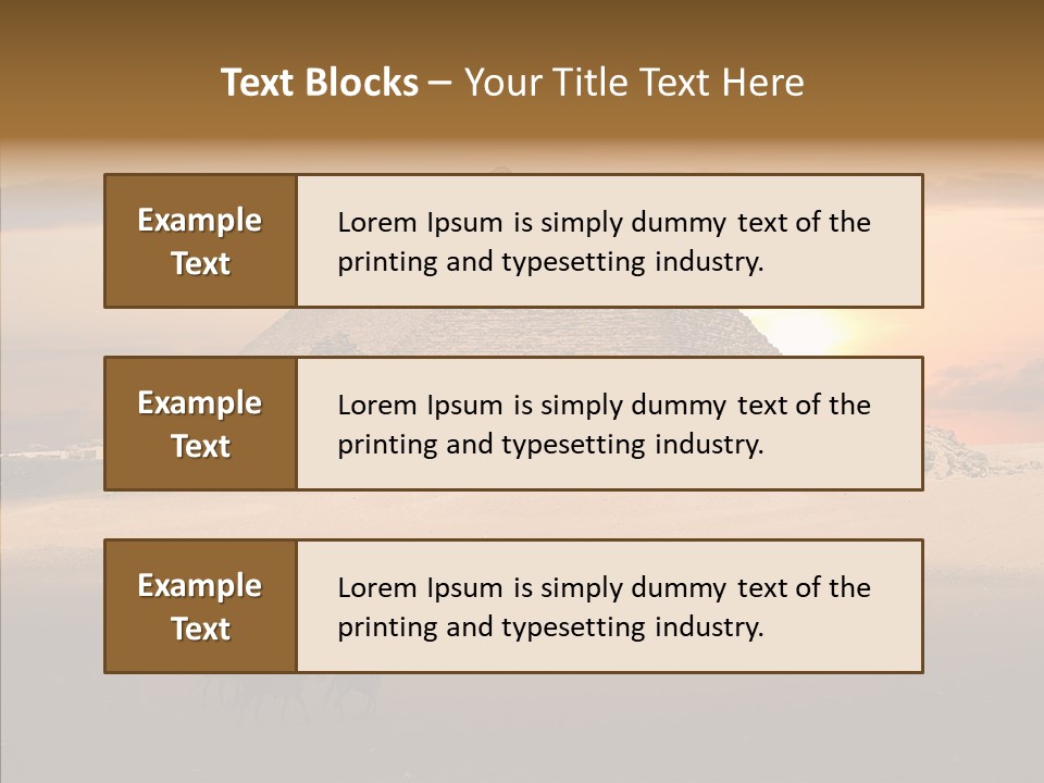 Archeology Visitors Steps PowerPoint Template