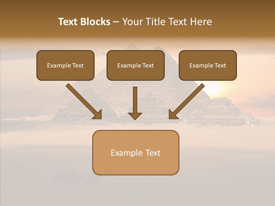 Archeology Visitors Steps PowerPoint Template