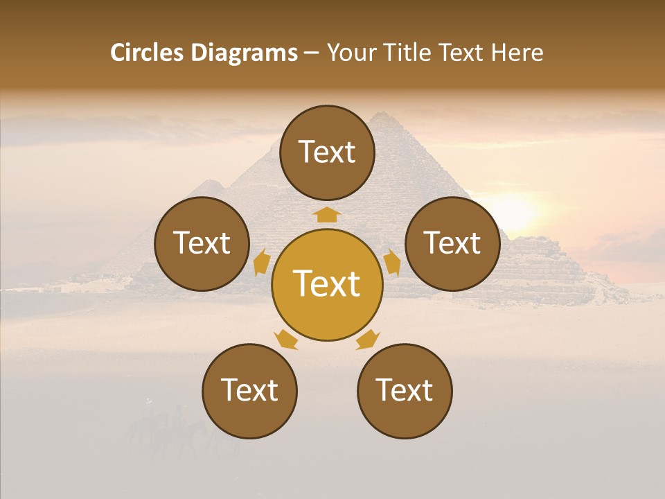 Archeology Visitors Steps PowerPoint Template