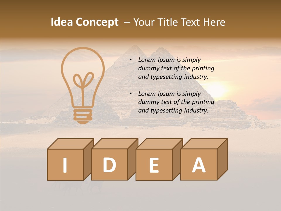 Archeology Visitors Steps PowerPoint Template