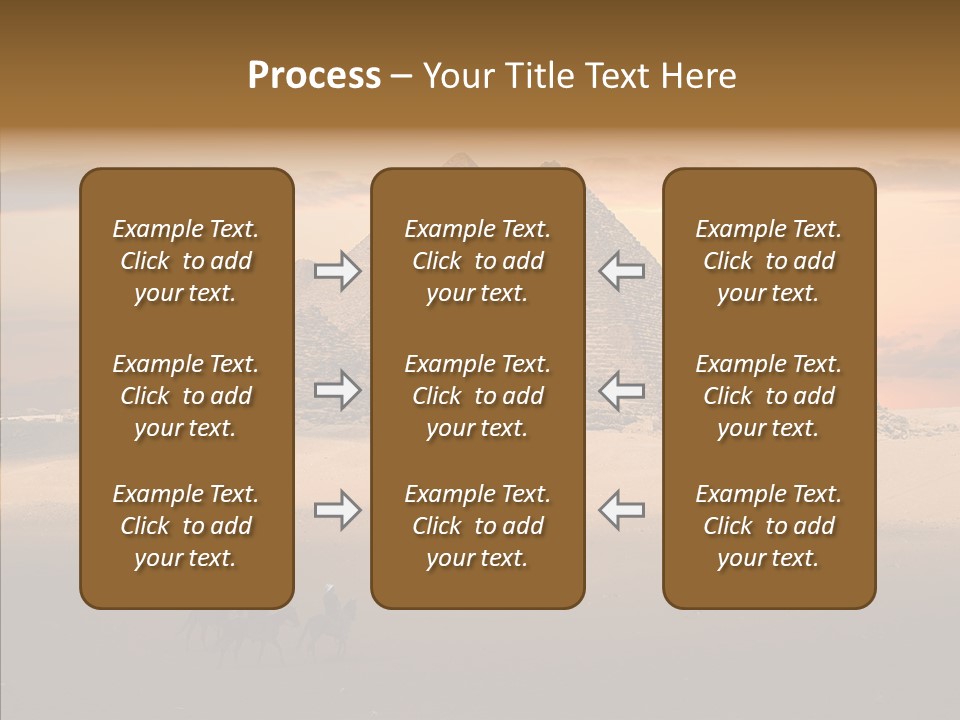 Archeology Visitors Steps PowerPoint Template