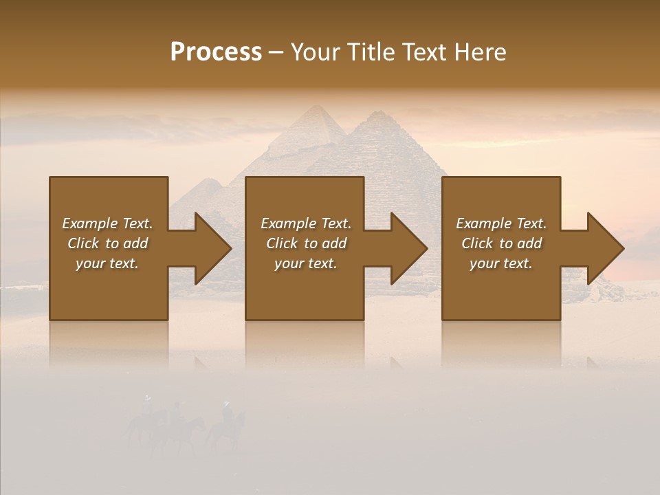 Archeology Visitors Steps PowerPoint Template