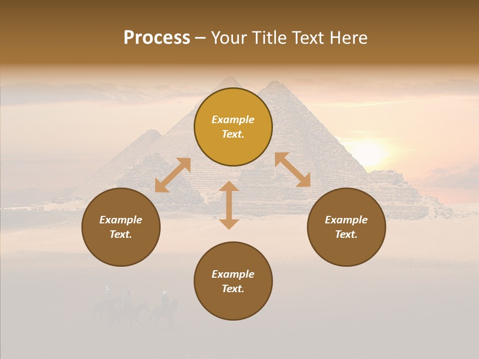 Archeology Visitors Steps PowerPoint Template