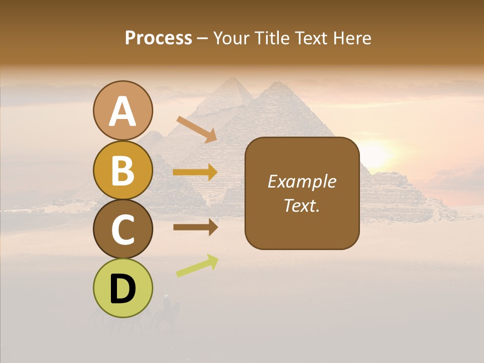 Archeology Visitors Steps PowerPoint Template