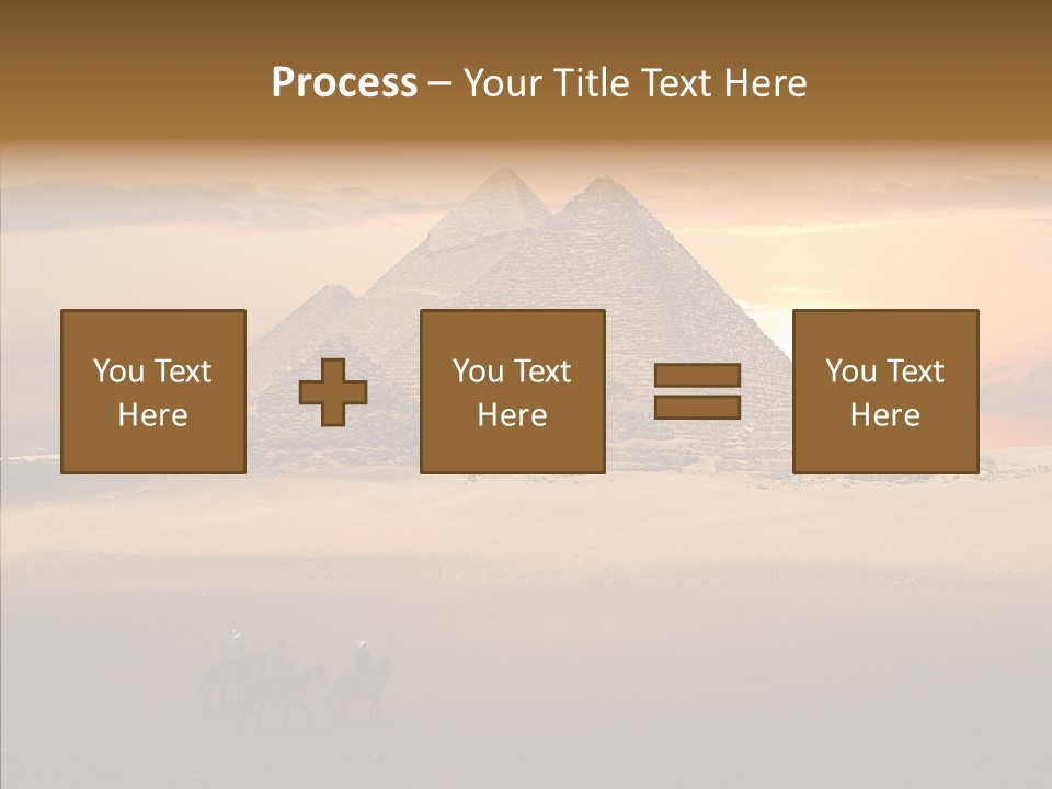 Archeology Visitors Steps PowerPoint Template