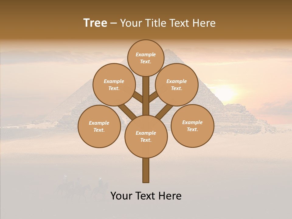 Archeology Visitors Steps PowerPoint Template