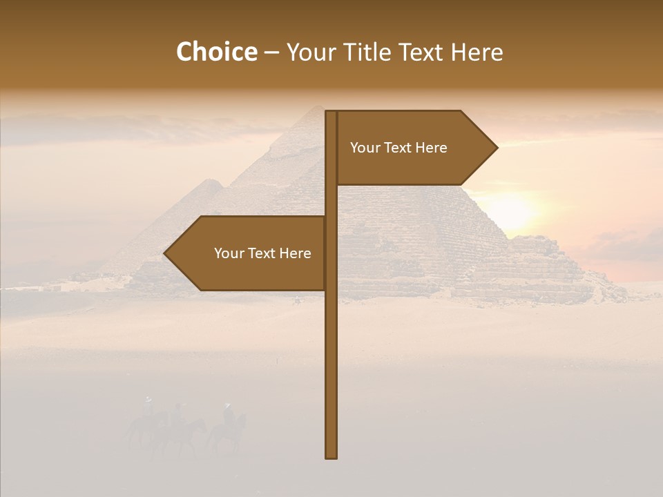 Archeology Visitors Steps PowerPoint Template