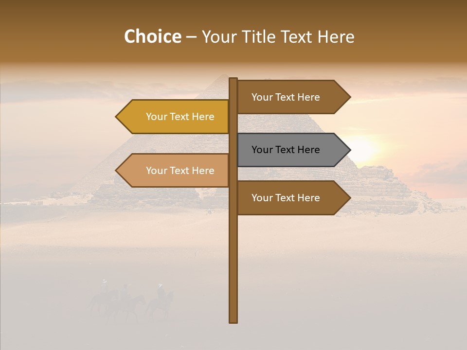 Archeology Visitors Steps PowerPoint Template