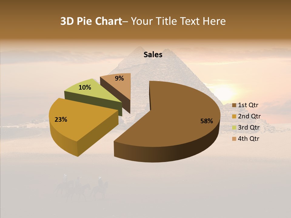 Archeology Visitors Steps PowerPoint Template