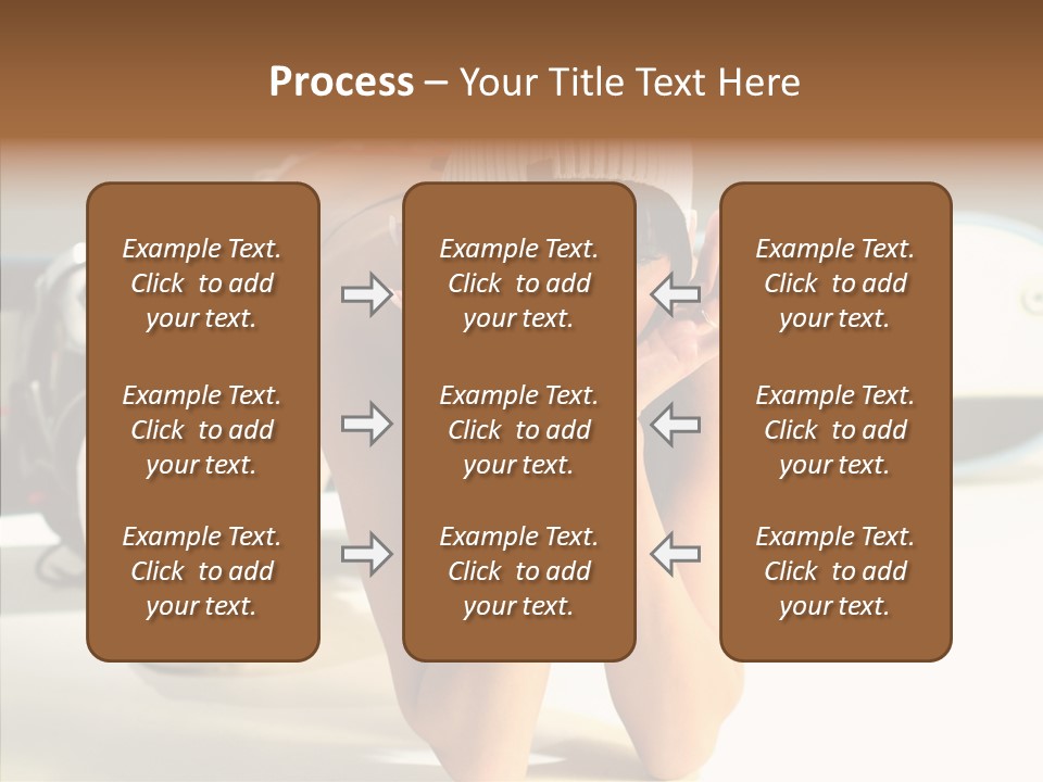 Women Skiers Ski PowerPoint Template