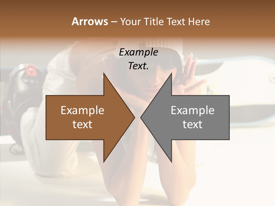 Women Skiers Ski PowerPoint Template