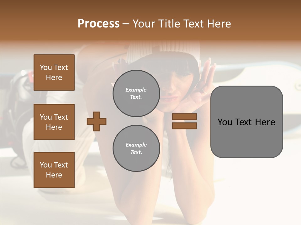 Women Skiers Ski PowerPoint Template