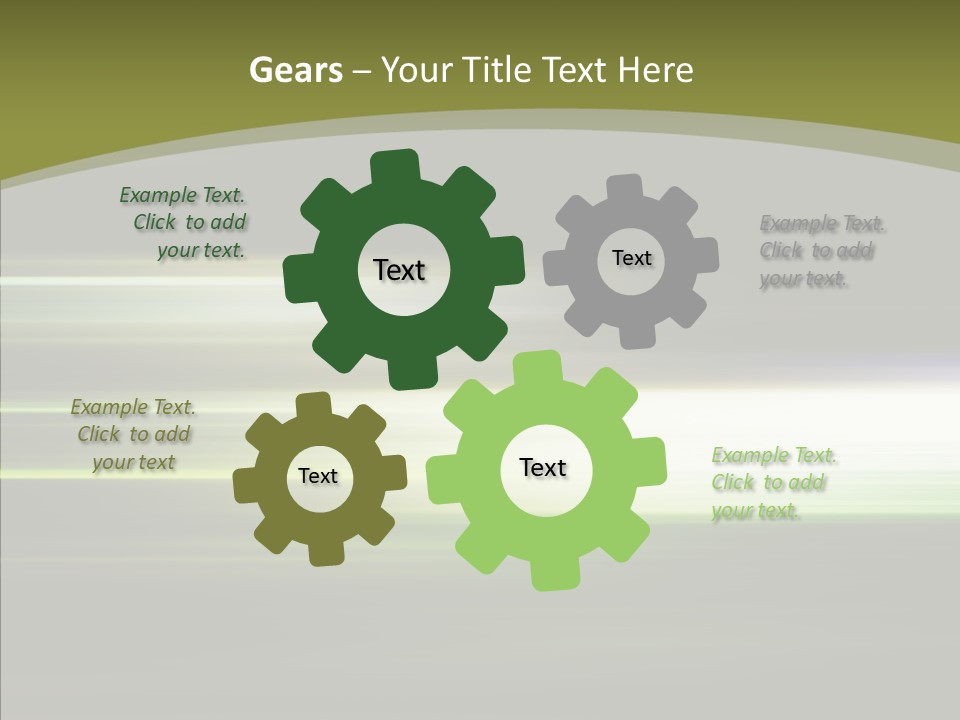 Light Shining Abstract PowerPoint Template
