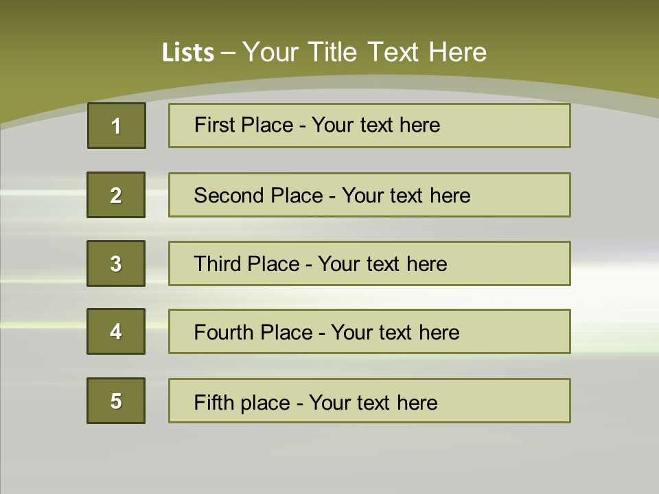 Light Shining Abstract PowerPoint Template